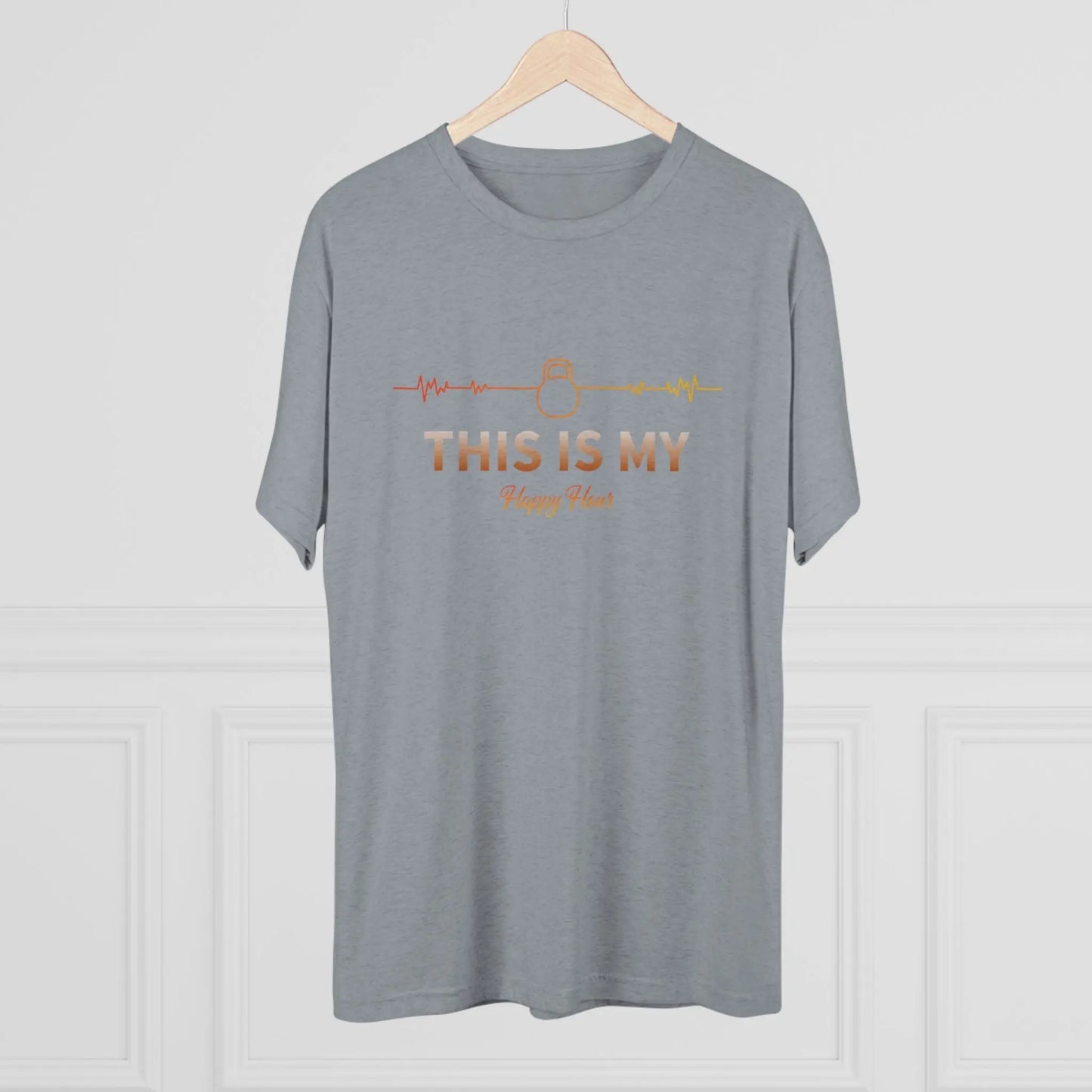 Happy Hour Vibes: Unisex Tri - Blend Crew Tee - MuscleFlow