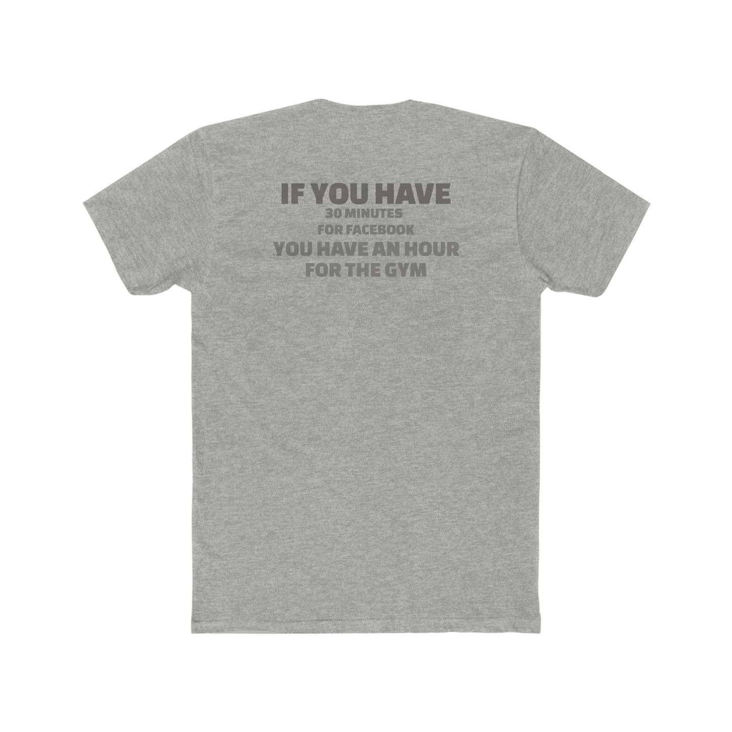 Men's Motivational Tee: Prioritize the Pump - MuscleFlow