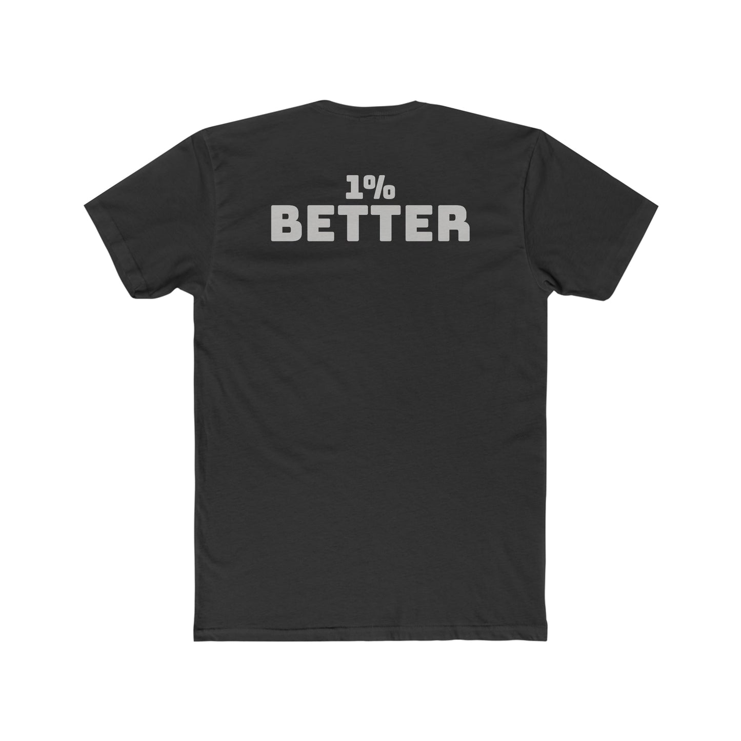 Continuous Improvement: Men's 1% Better Crew Tee - MuscleFlow