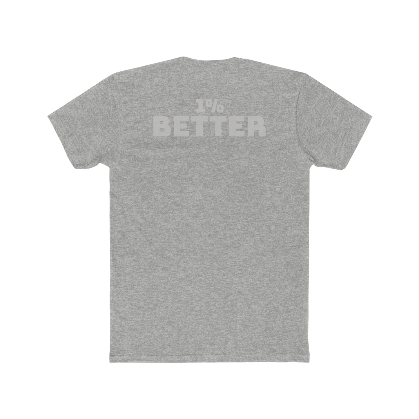 Continuous Improvement: Men's 1% Better Crew Tee - MuscleFlow