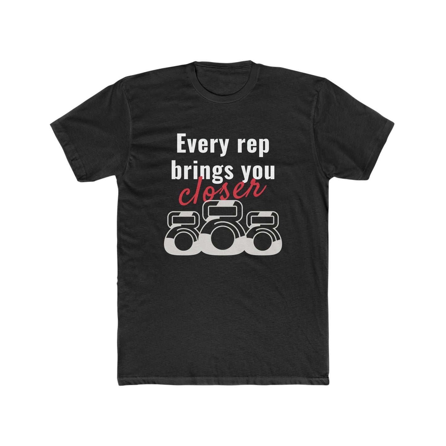 Dynamic Strength: Men's Kettlebell Design Crew Tee - MuscleFlow