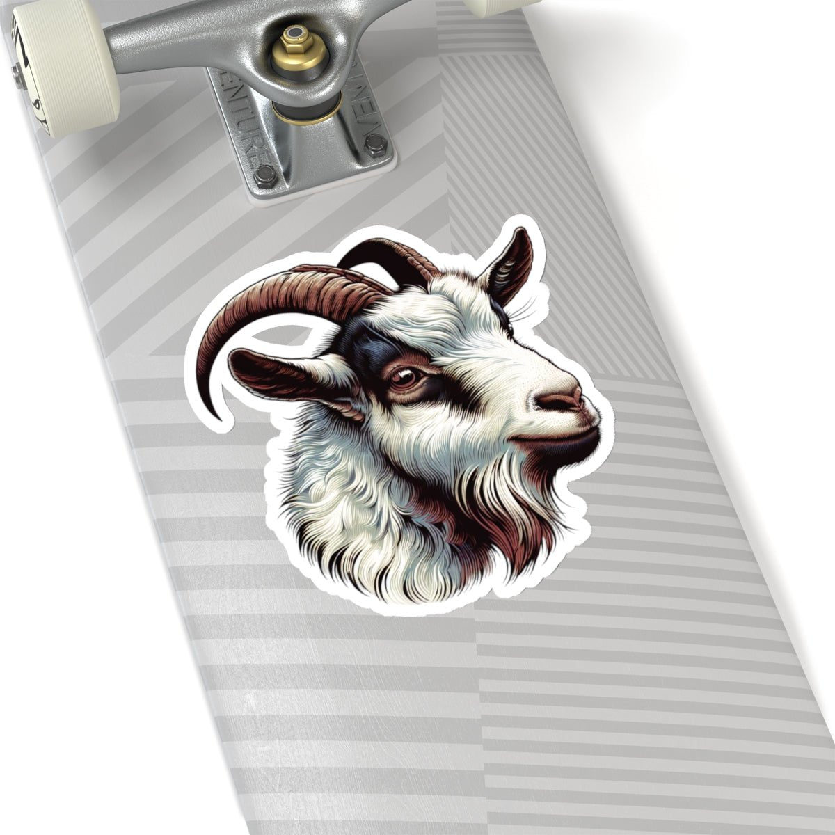 Goat Head - Kiss - Cut Stickers - MuscleFlow