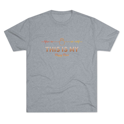 Happy Hour Vibes: Unisex Tri - Blend Crew Tee - MuscleFlow