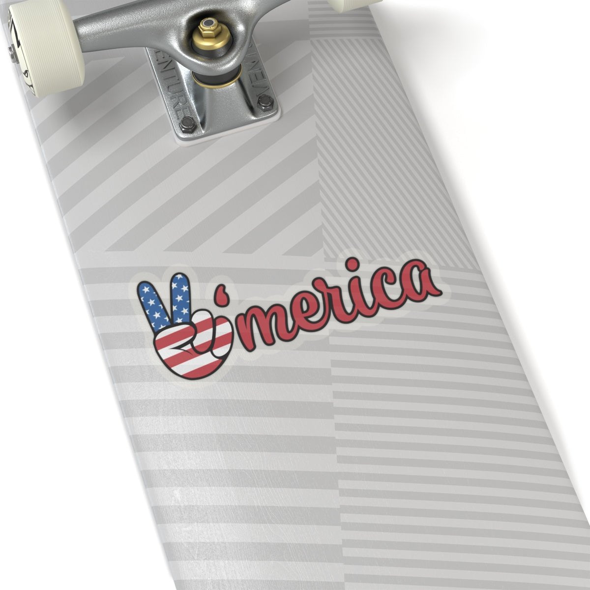 'MERICA - Kiss - Cut Stickers - MuscleFlow