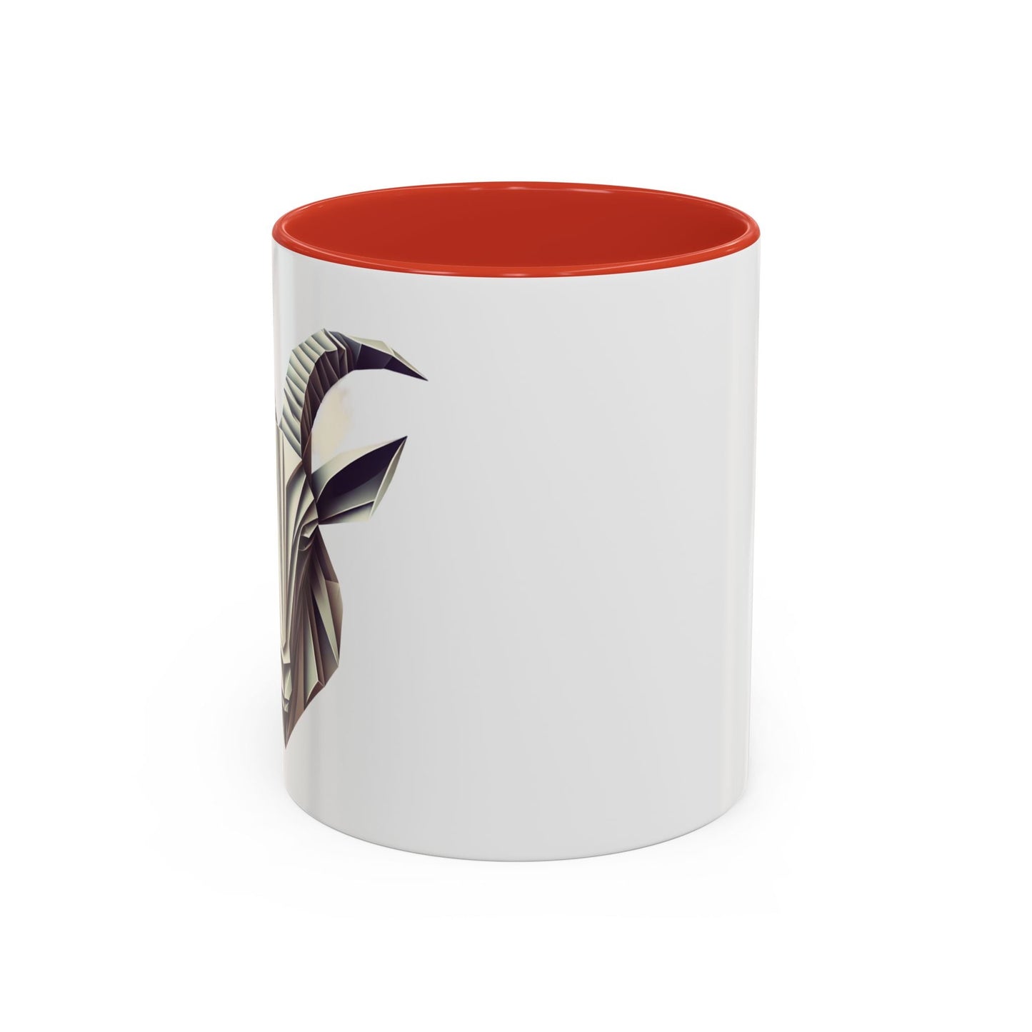 Origami goat - Accent Coffee Mug (11, 15oz) - MuscleFlow