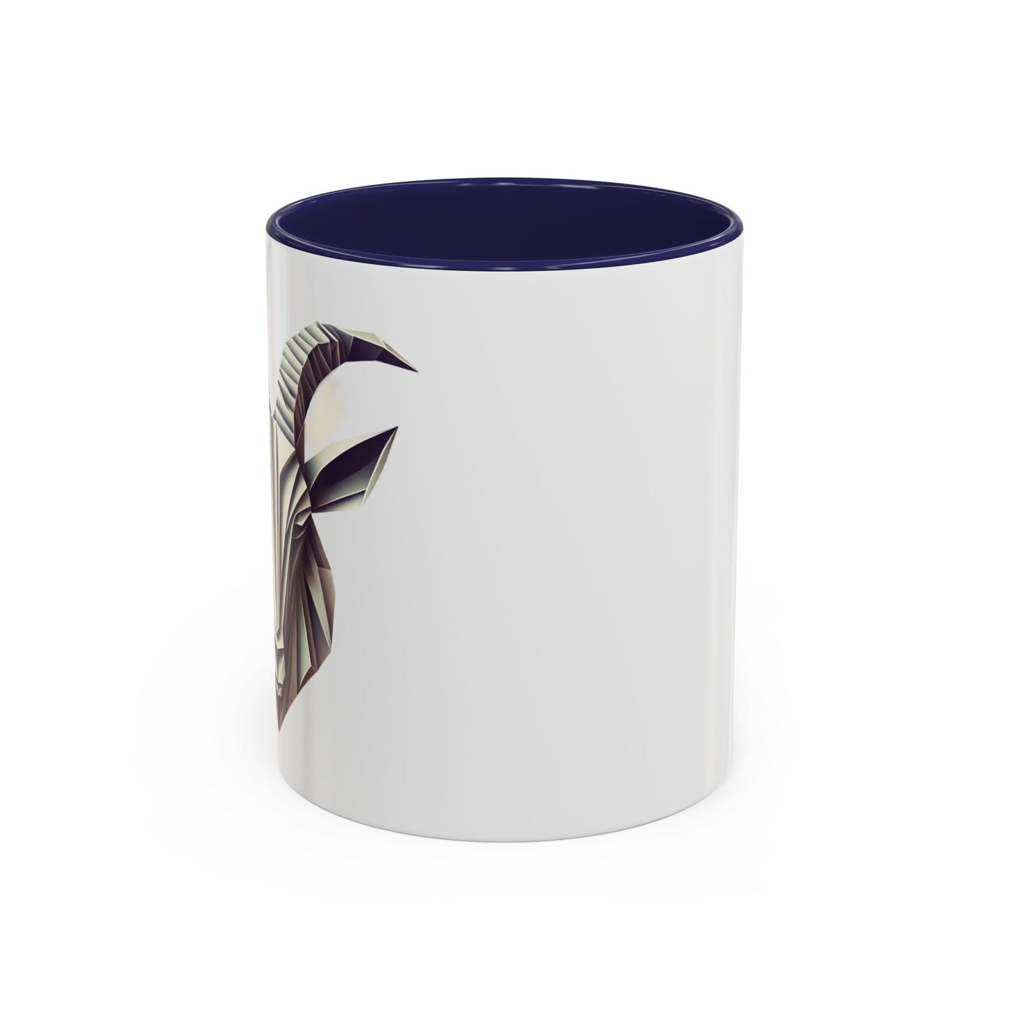 Origami goat - Accent Coffee Mug (11, 15oz) - MuscleFlow