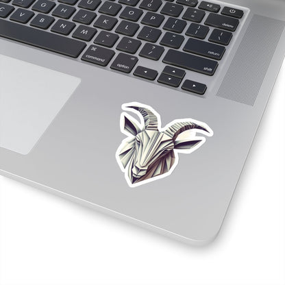 Origami Goat - Kiss - Cut Stickers - MuscleFlow