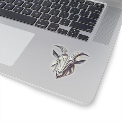 Origami Goat - Kiss - Cut Stickers - MuscleFlow