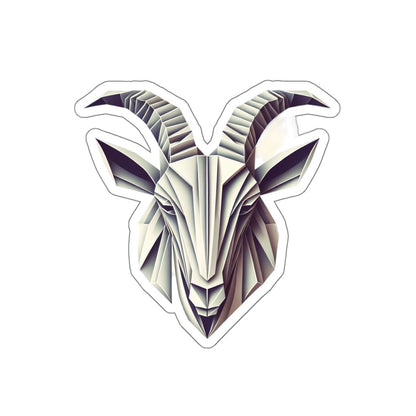 Origami Goat - Kiss - Cut Stickers - MuscleFlow